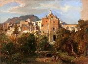 Johann Wilhelm Schirmer Capri mit Blick auf Santa Serafina Spain oil painting artist